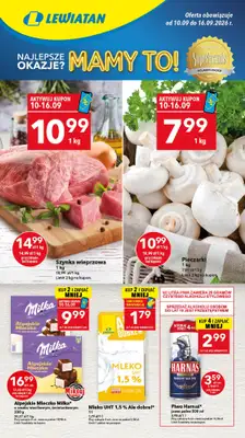 LEWIATAN - gazetka promocyjna Mamy TO w Lewiatanie – woj. podkarpackie od czwartku 10.09 do środy 16.09