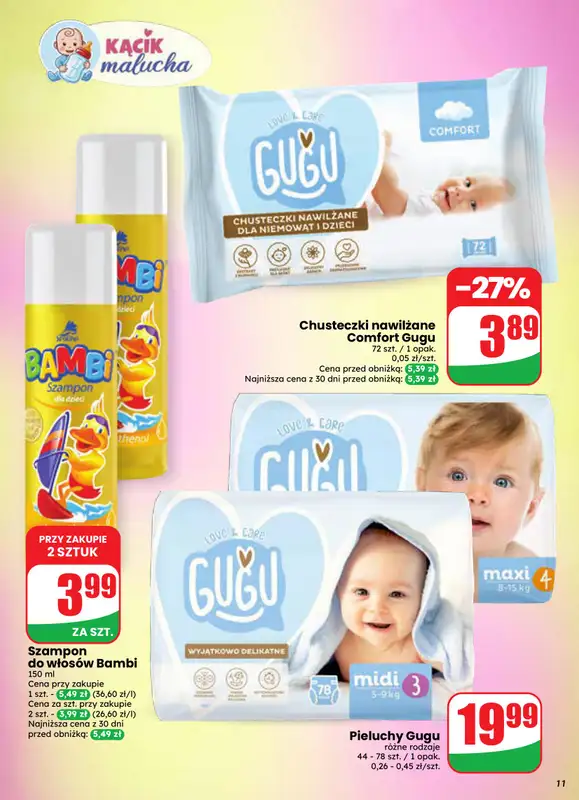 Dino - gazetka promocyjna Gazetka 37 / 2026 od środy 09.09 do wtorku 15.09 - strona 11