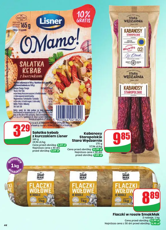 Dino - gazetka promocyjna Gazetka 37 / 2026 od środy 09.09 do wtorku 15.09 - strona 44