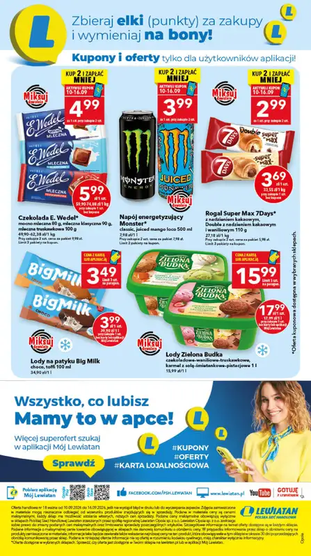 LEWIATAN - gazetka promocyjna Mamy TO w Lewiatanie – woj. opolskie od czwartku 10.09 do środy 16.09 - strona 8