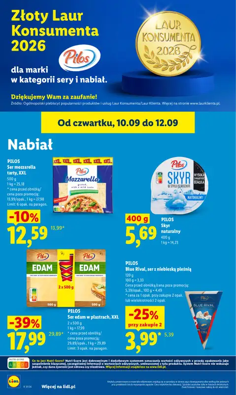 Lidl - gazetka promocyjna Oferta od czwartku od czwartku 10.09 do soboty 12.09 - strona 52