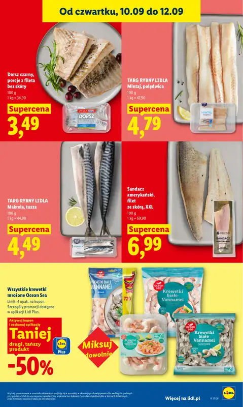 Lidl - gazetka promocyjna Oferta od czwartku od czwartku 10.09 do soboty 12.09 - strona 57
