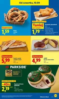Lidl - gazetka promocyjna Oferta od czwartku od czwartku 10.09 do soboty 12.09 - strona 47