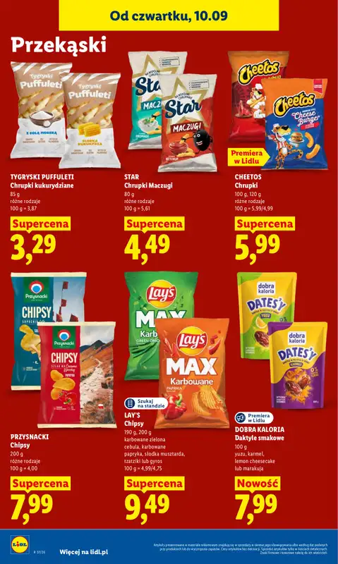 Lidl - gazetka promocyjna Oferta od czwartku od czwartku 10.09 do soboty 12.09 - strona 72