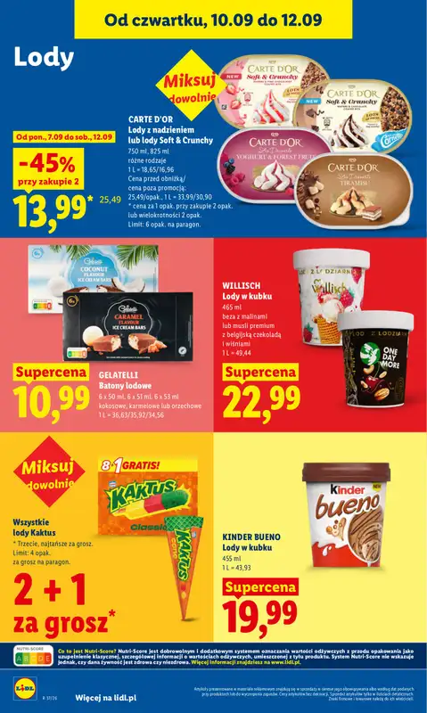Lidl - gazetka promocyjna Oferta od czwartku od czwartku 10.09 do soboty 12.09 - strona 58