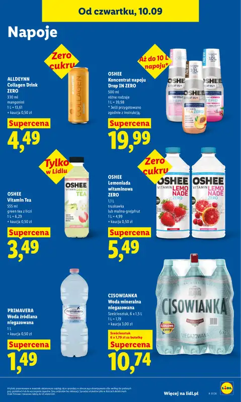 Lidl - gazetka promocyjna Oferta od czwartku od czwartku 10.09 do soboty 12.09 - strona 61