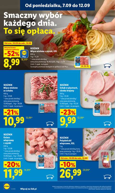 Lidl - gazetka promocyjna Oferta od czwartku od czwartku 10.09 do soboty 12.09 - strona 50