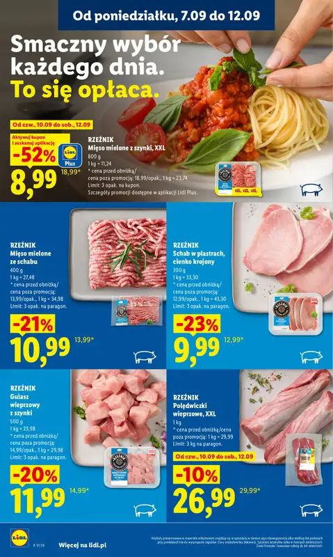 Lidl - gazetka promocyjna Oferta od czwartku od czwartku 10.09 do soboty 12.09 - strona 50