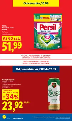 Lidl - gazetka promocyjna Oferta od czwartku od czwartku 10.09 do soboty 12.09 - strona 24