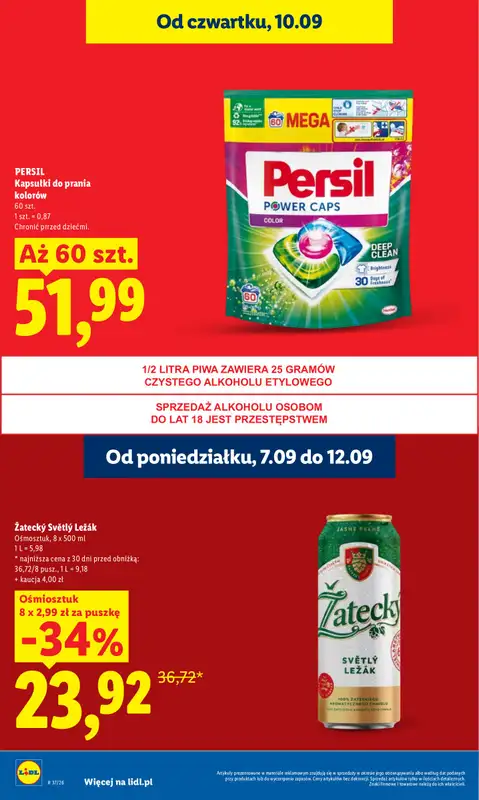 Lidl - gazetka promocyjna Oferta od czwartku od czwartku 10.09 do soboty 12.09 - strona 24