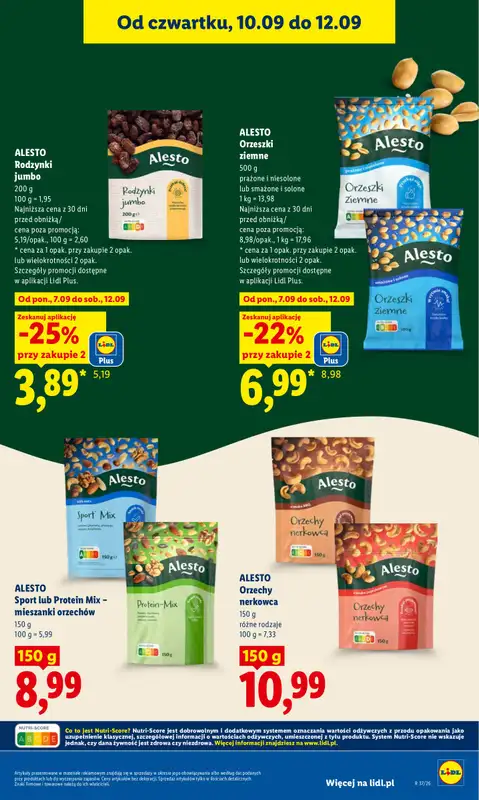 Lidl - gazetka promocyjna Oferta od czwartku od czwartku 10.09 do soboty 12.09 - strona 71