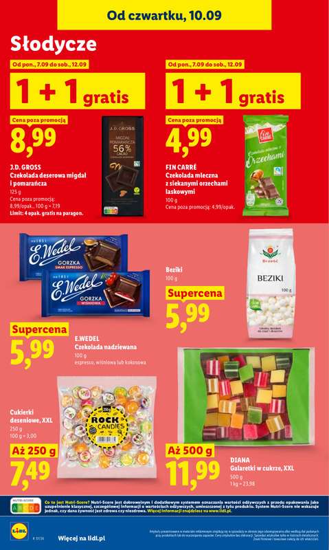 Lidl - gazetka promocyjna Oferta od czwartku od czwartku 10.09 do soboty 12.09 - strona 68