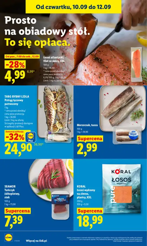 Lidl - gazetka promocyjna Oferta od czwartku od czwartku 10.09 do soboty 12.09 - strona 56
