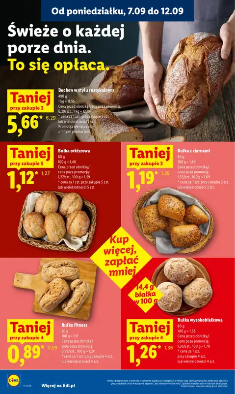 Lidl - gazetka promocyjna Oferta od czwartku od czwartku 10.09 do soboty 12.09 - strona 46