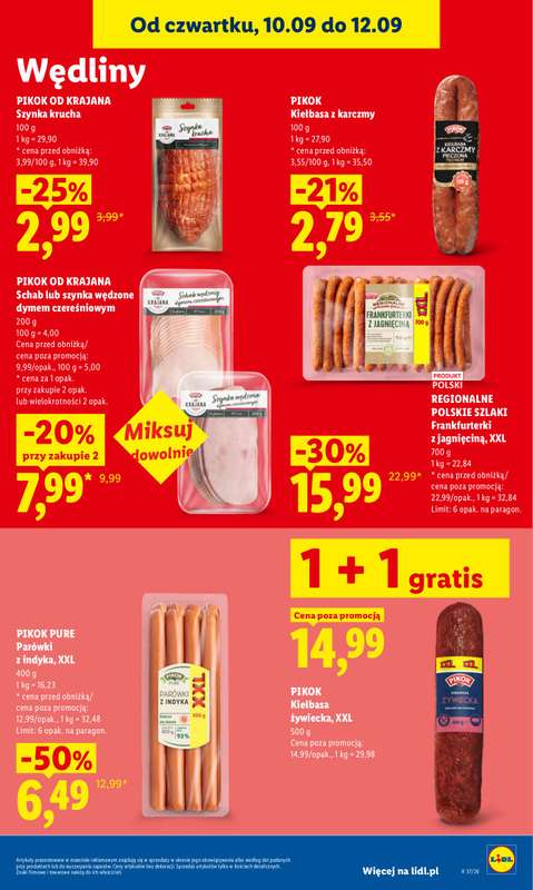 Lidl - gazetka promocyjna Oferta od czwartku od czwartku 10.09 do soboty 12.09 - strona 55