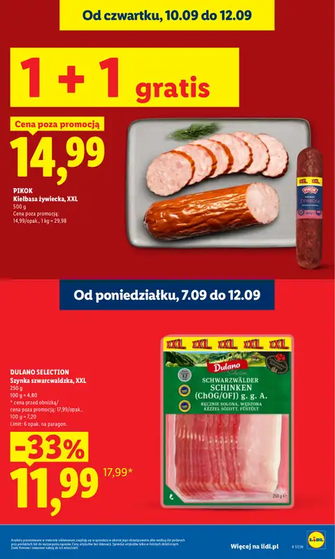 Lidl - gazetka promocyjna Oferta od czwartku od czwartku 10.09 do soboty 12.09 - strona 17