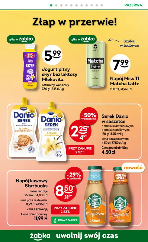 Żabka - gazetka promocyjna Gazetka od środy 09.09 do wtorku 22.09 - strona 62
