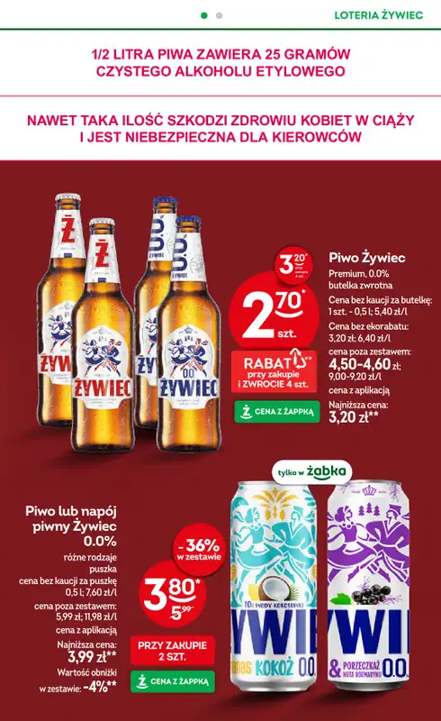 Żabka - gazetka promocyjna Gazetka od środy 09.09 do wtorku 22.09 - strona 13