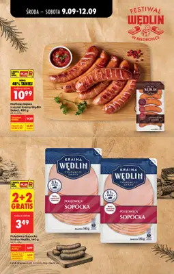 Biedronka - gazetka promocyjna Festiwal wędlin od środy 09.09 do czwartku 10.09 - strona 3