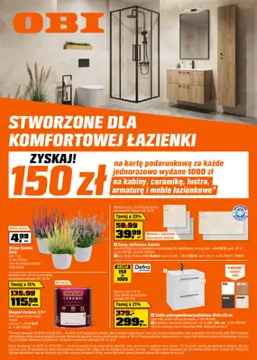 OBI - gazetka promocyjna Gazetka od środy 09.09 do wtorku 29.09