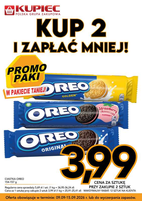 Kupiec - gazetka promocyjna Promopaki od środy 09.09 do wtorku 15.09 - strona 2