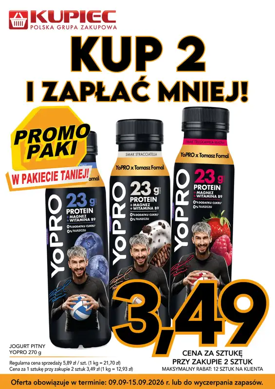 Kupiec - gazetka promocyjna Promopaki od środy 09.09 do wtorku 15.09 - strona 4