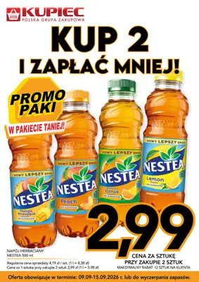 Kupiec - gazetka promocyjna Promopaki od środy 09.09 do wtorku 15.09 - strona 3