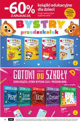 Empik - gazetka promocyjna Tom kultury: książki od środy 09.09 do wtorku 22.09 - strona 62