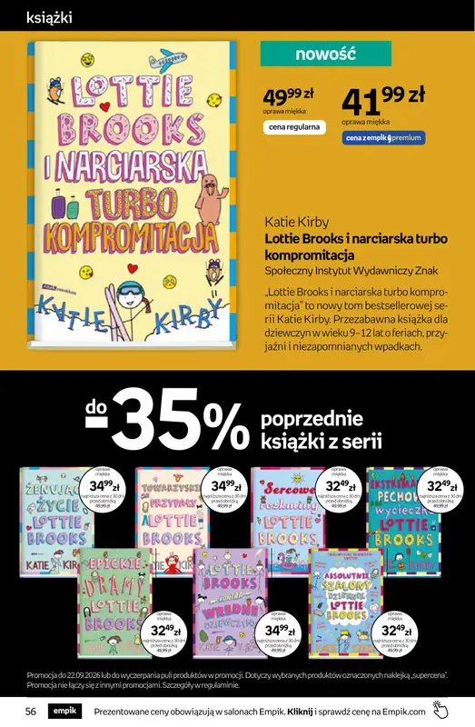Empik - gazetka promocyjna Tom kultury: książki od środy 09.09 do wtorku 22.09 - strona 56