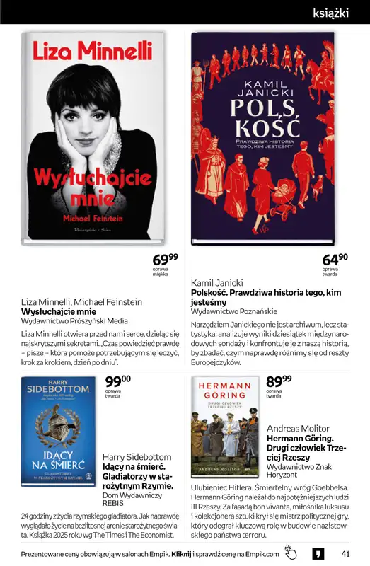 Empik - gazetka promocyjna Tom kultury: książki od środy 09.09 do wtorku 22.09 - strona 41