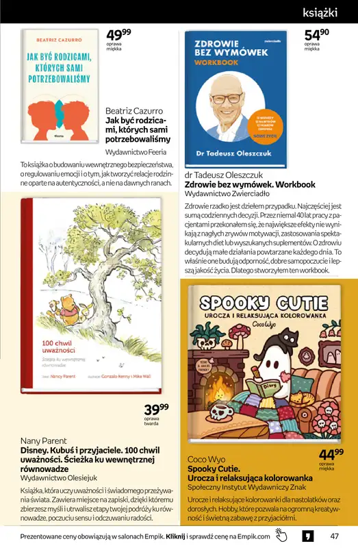 Empik - gazetka promocyjna Tom kultury: książki od środy 09.09 do wtorku 22.09 - strona 47