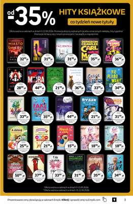 Empik - gazetka promocyjna Tom kultury: książki od środy 09.09 do wtorku 22.09 - strona 3