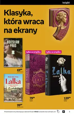 Empik - gazetka promocyjna Tom kultury: książki od środy 09.09 do wtorku 22.09 - strona 5
