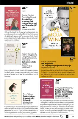 Empik - gazetka promocyjna Tom kultury: książki od środy 09.09 do wtorku 22.09 - strona 43