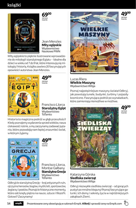 Empik - gazetka promocyjna Tom kultury: książki od środy 09.09 do wtorku 22.09 - strona 54