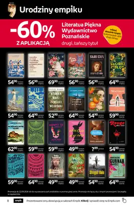 Empik - gazetka promocyjna Tom kultury: książki od środy 09.09 do wtorku 22.09 - strona 8