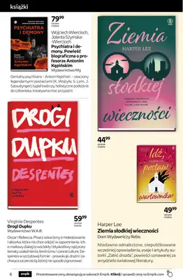 Empik - gazetka promocyjna Tom kultury: książki od środy 09.09 do wtorku 22.09 - strona 6