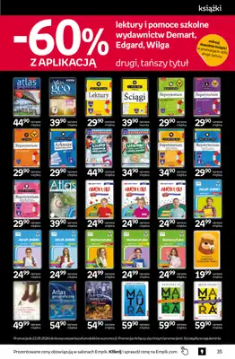 Empik - gazetka promocyjna Tom kultury: książki od środy 09.09 do wtorku 22.09 - strona 35
