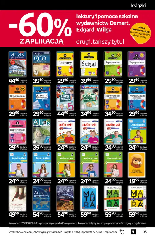 Empik - gazetka promocyjna Tom kultury: książki od środy 09.09 do wtorku 22.09 - strona 35