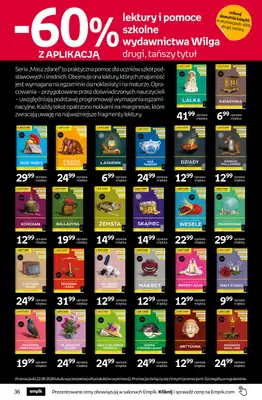Empik - gazetka promocyjna Tom kultury: książki od środy 09.09 do wtorku 22.09 - strona 36