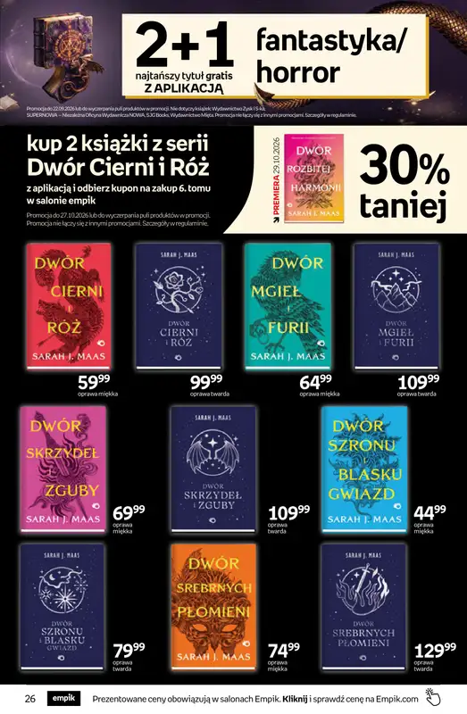 Empik - gazetka promocyjna Tom kultury: książki od środy 09.09 do wtorku 22.09 - strona 26