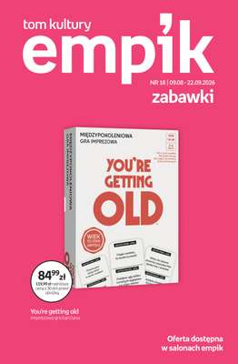 Empik - gazetka promocyjna Tom kultury: zabawki od środy 09.09 do wtorku 22.09