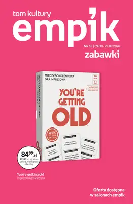 Empik - gazetka promocyjna Tom kultury: zabawki od środy 09.09 do wtorku 22.09
