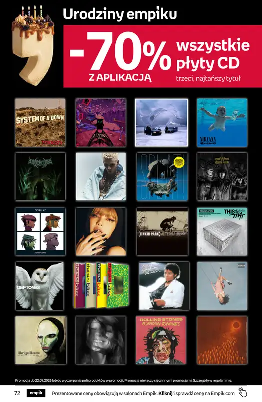 Empik - gazetka promocyjna Tom kultury: muzyka od środy 09.09 do wtorku 22.09 - strona 10