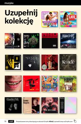 Empik - gazetka promocyjna Tom kultury: muzyka od środy 09.09 do wtorku 22.09 - strona 8