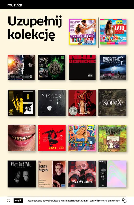 Empik - gazetka promocyjna Tom kultury: muzyka od środy 09.09 do wtorku 22.09 - strona 8