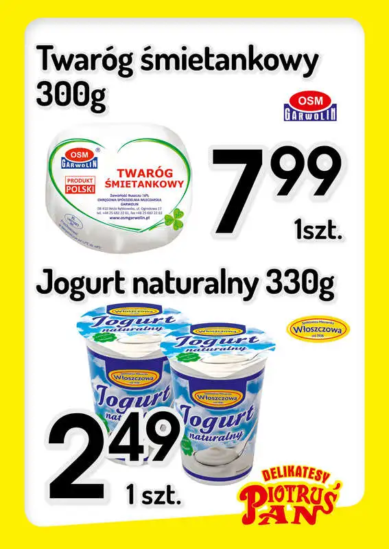 Delikatesy Piotruś Pan - gazetka promocyjna Plakaty promocyjne od środy 09.09 do środy 16.09 - strona 3