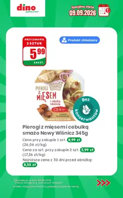 Dino - gazetka promocyjna Specjalna oferta na 09.09.2026 - promocje spoza gazetki od środy 09.09  - strona 9
