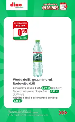 Dino - gazetka promocyjna Specjalna oferta na 09.09.2026 - promocje spoza gazetki od środy 09.09  - strona 10