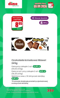 Dino - gazetka promocyjna Specjalna oferta na 09.09.2026 - promocje spoza gazetki od środy 09.09  - strona 8